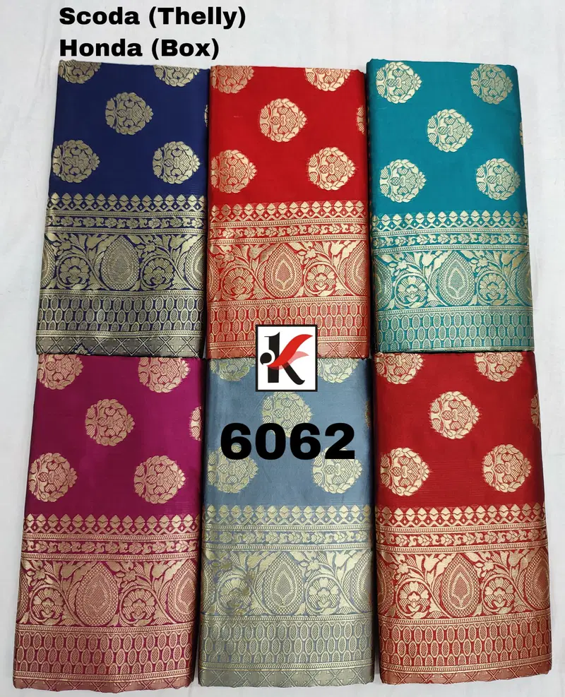 Skoda 6062 Latest Fancy Designer Festive Wear  Silk  Saree Collection